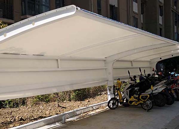 膜结构停车棚的抗风设计方法