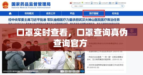 口罩实时查看，口罩查询真伪查询官方 