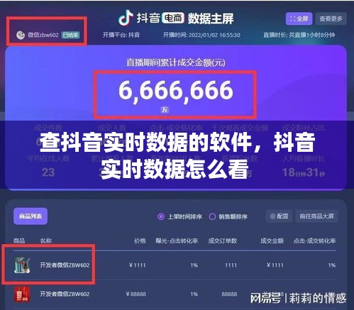 查抖音实时数据的软件，抖音实时数据怎么看 