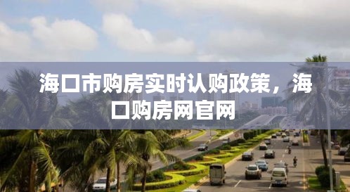 海口市购房实时认购政策，海口购房网官网 