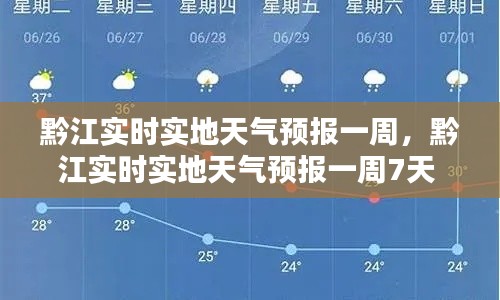 黔江实时实地天气预报一周，黔江实时实地天气预报一周7天 