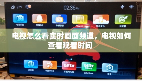 电视怎么看实时画面频道，电视如何查看观看时间 