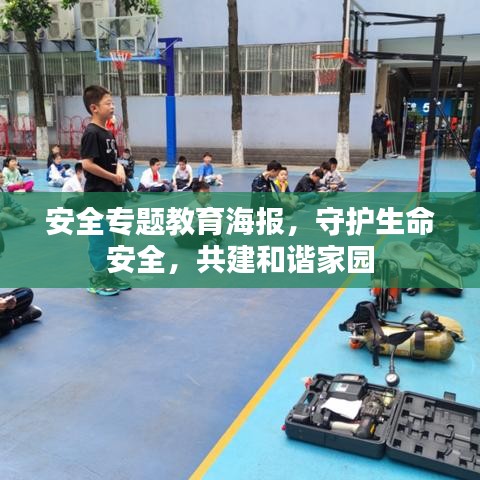 安全专题教育海报，守护生命安全，共建和谐家园