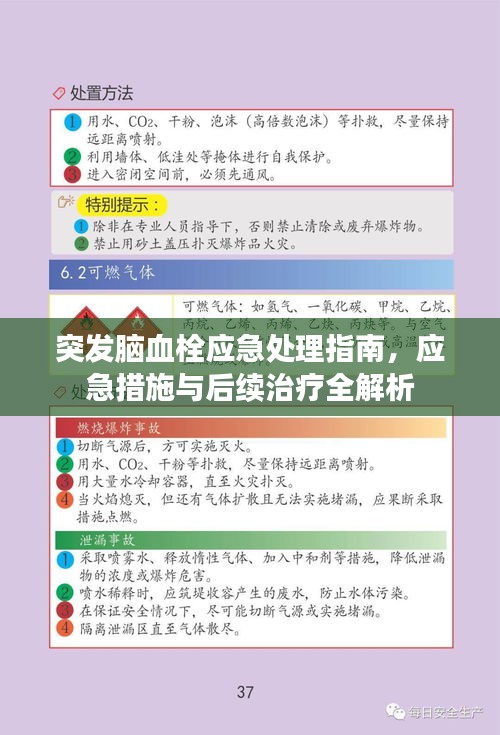 突发脑血栓应急处理指南，应急措施与后续治疗全解析