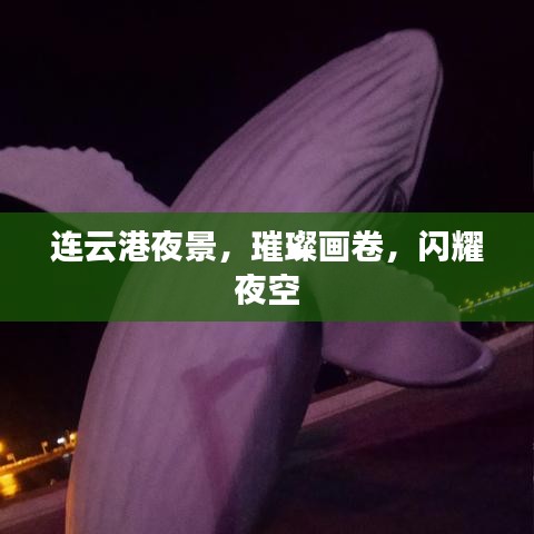 连云港夜景，璀璨画卷，闪耀夜空