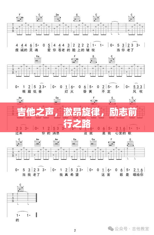 吉他之声，激昂旋律，励志前行之路